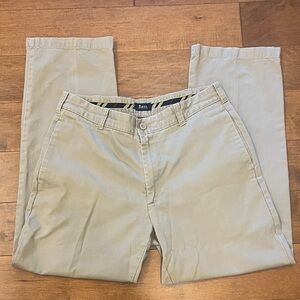Bass Men's Khaki Chinos Vintage Perfectly Worn In 34 x 32